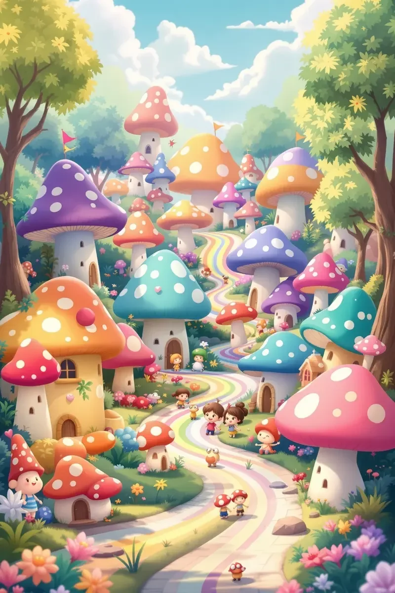 蘑菇小镇 - 啪啪影视少儿动画推荐